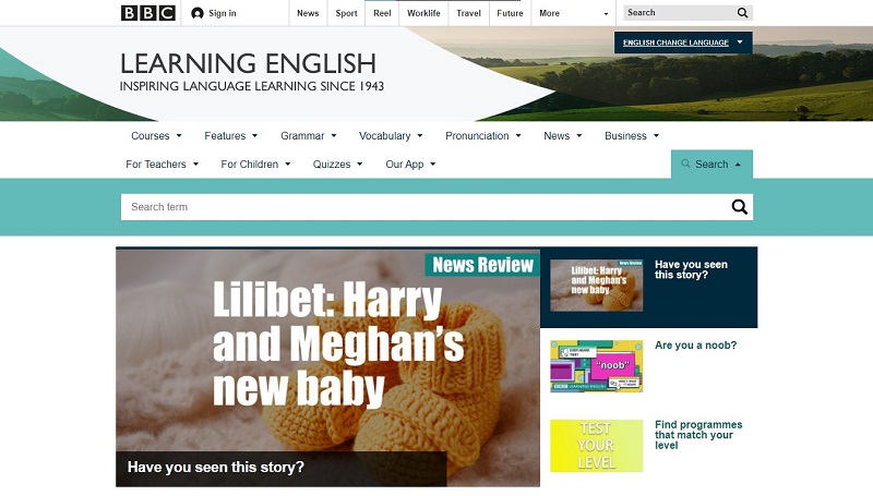 website học tiếng anh